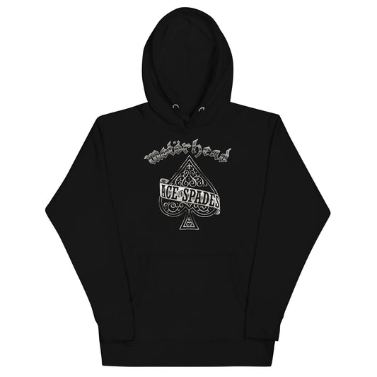 MerchMoment Motorhead - Silver Ace Hoodie [Apparel] Black