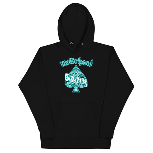 MERCHMOMENT Motorhead - Teal Ace Hoodie [Apparel] - Rock Band Apparel