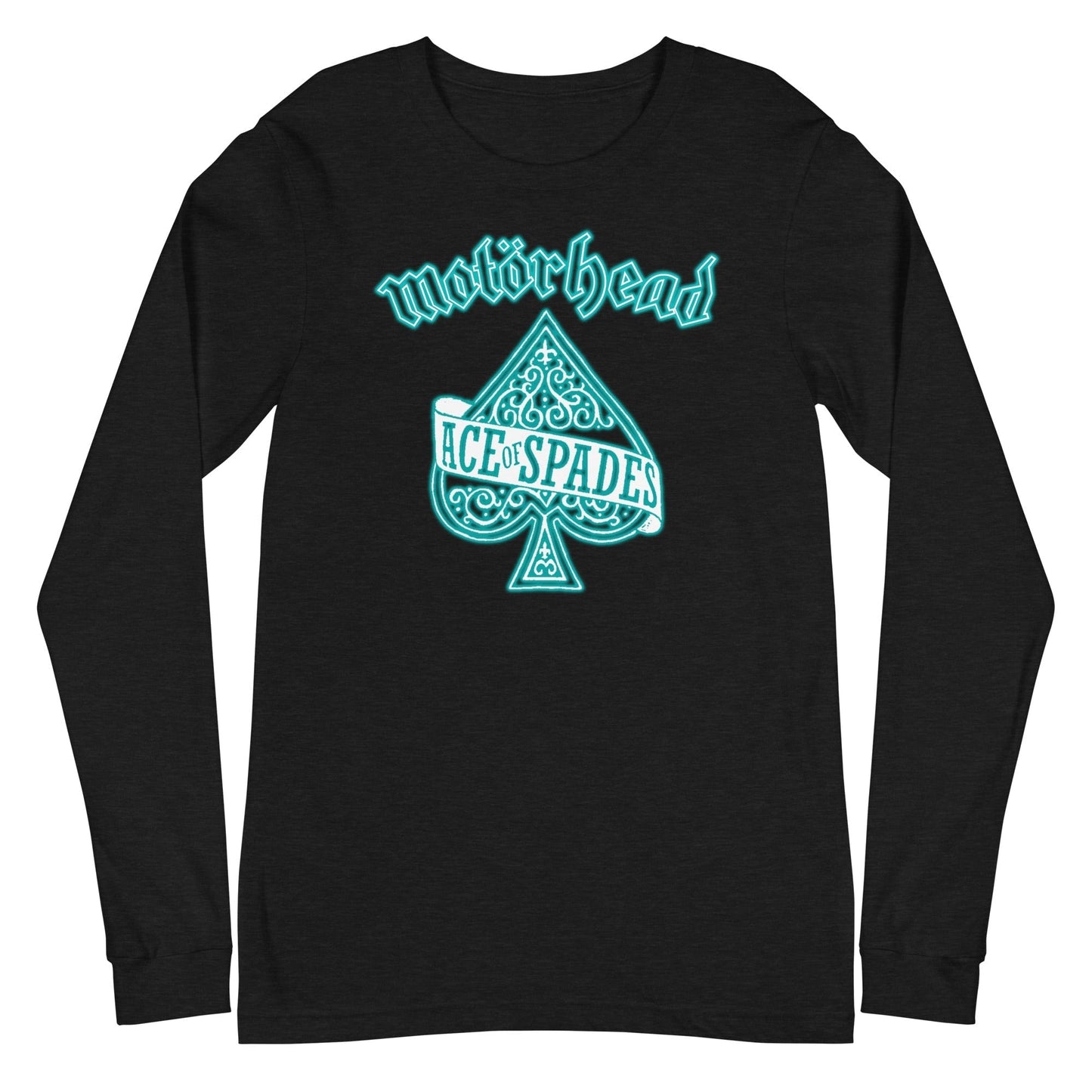 MerchMoment Motorhead - Teal Ace Long Sleeve T-Shirt [Apparel] Black