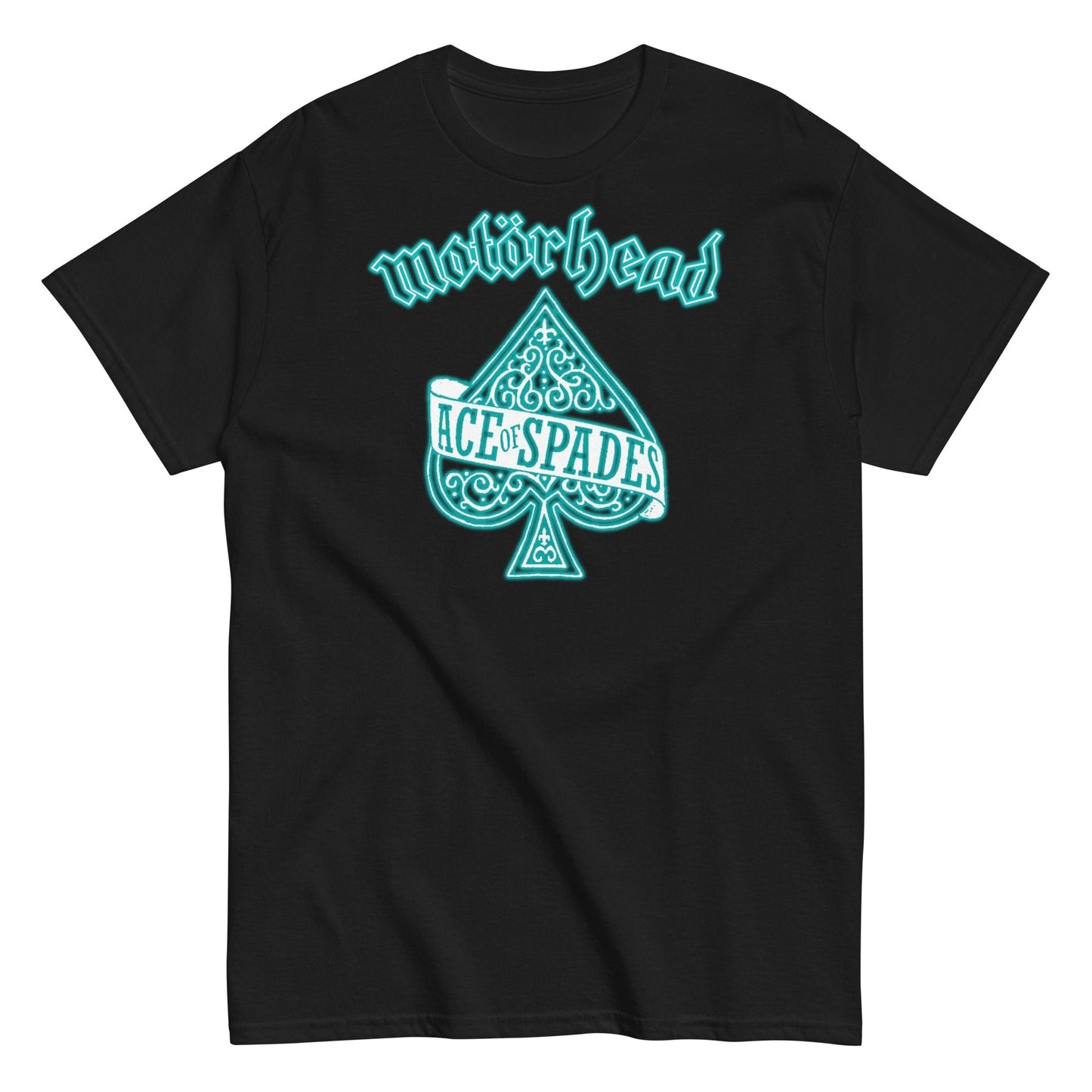 MerchMoment Motorhead - Teal Ace T-Shirt [Apparel] Black