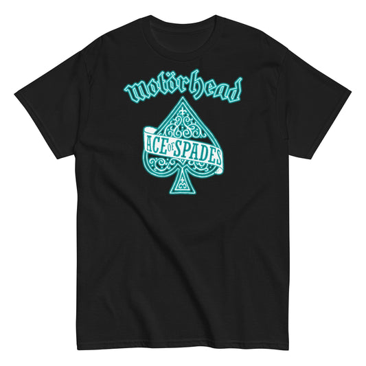 MERCHMOMENT Motorhead - Teal Ace T-Shirt [Apparel] - Rock Band Apparel