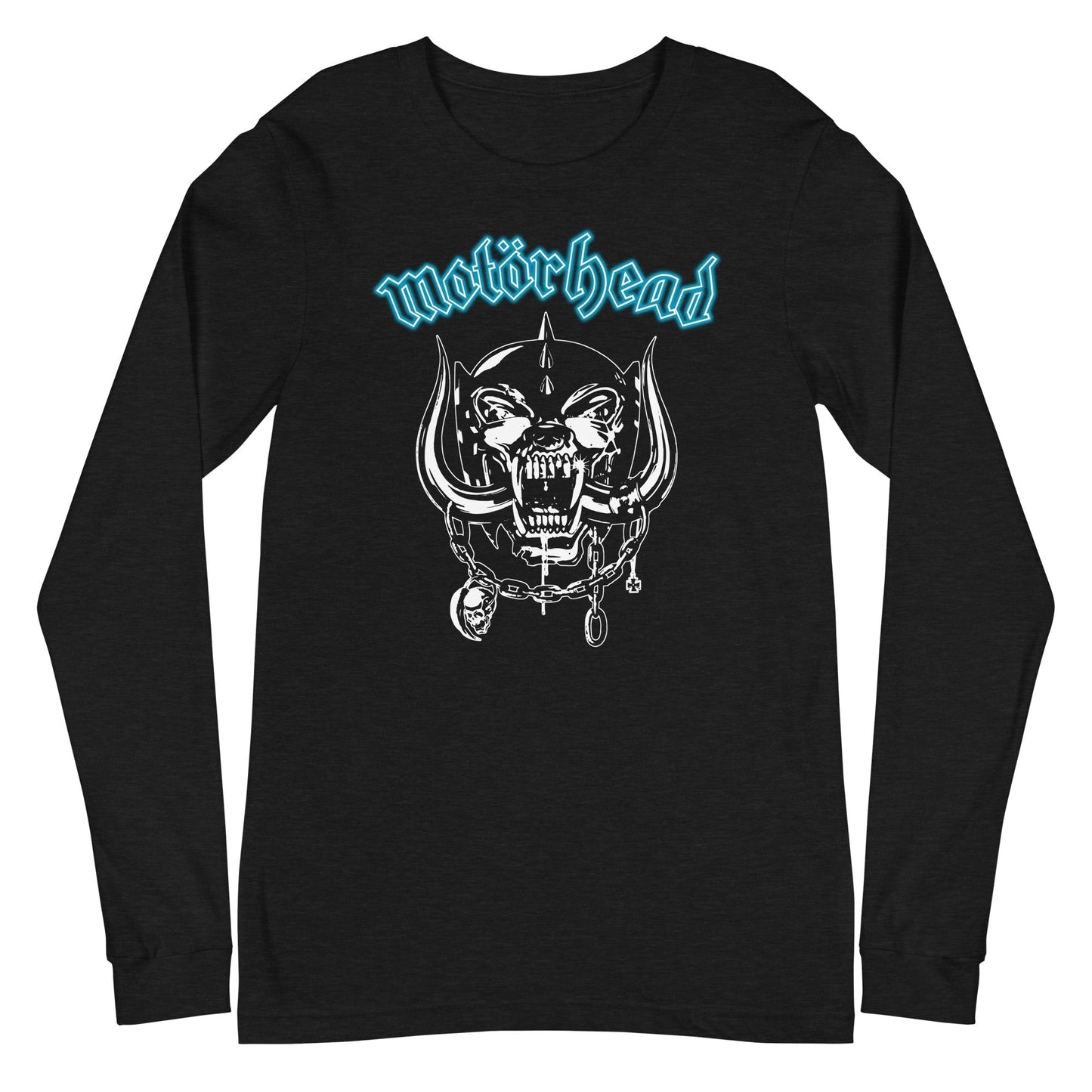 MerchMoment Motorhead - Teal Logo Long Sleeve T-Shirt [Apparel] Black