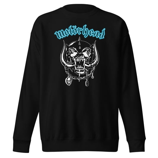 MERCHMOMENT Motorhead - Teal Logo Sweatshirt [Apparel] - Rock Band Apparel