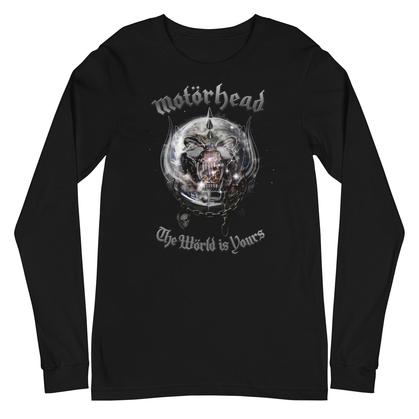 MerchMoment Motorhead - The World is Yours Long Sleeve T-Shirt [Apparel] Black