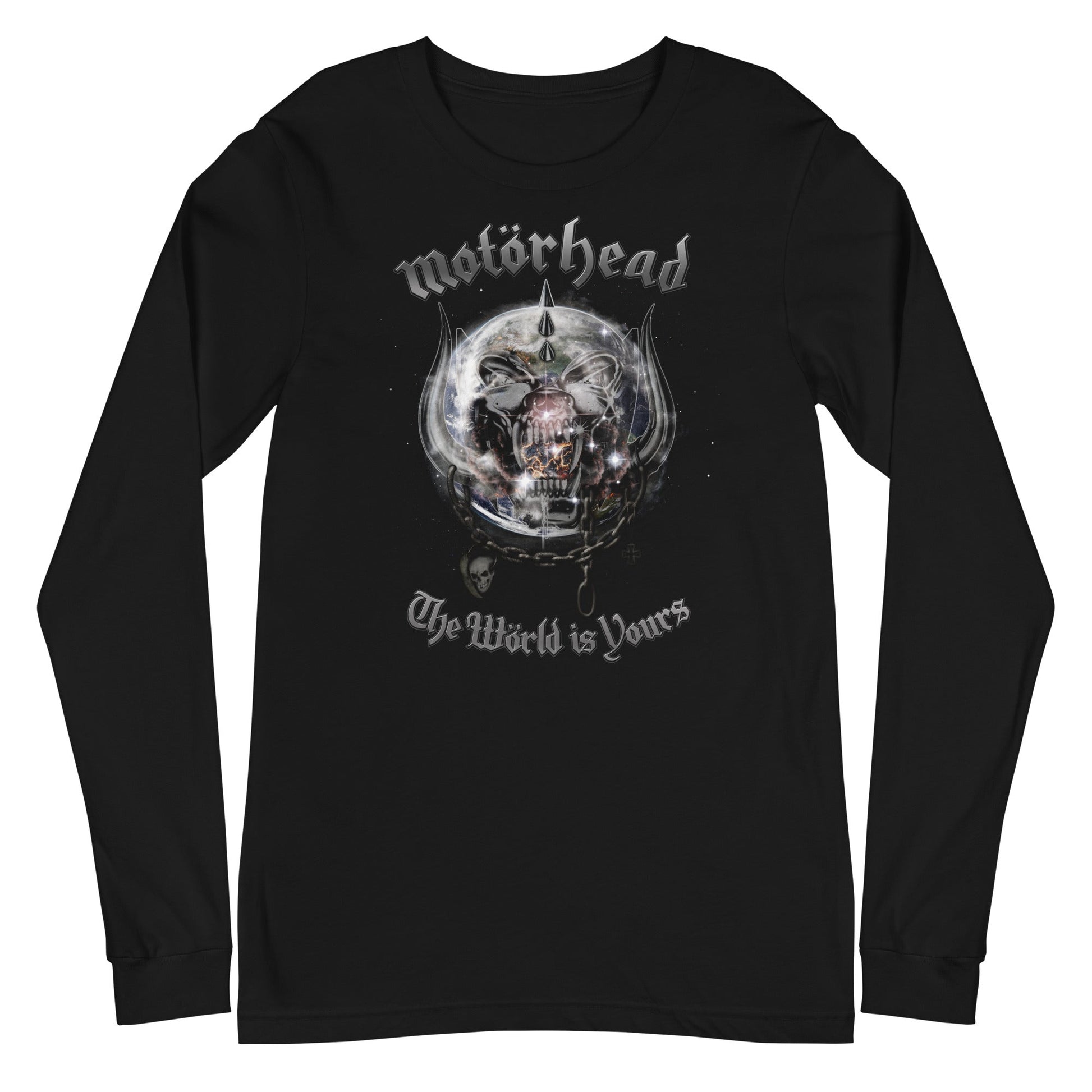 MerchMoment Motorhead - The World is Yours Long Sleeve T-Shirt [Apparel] Black