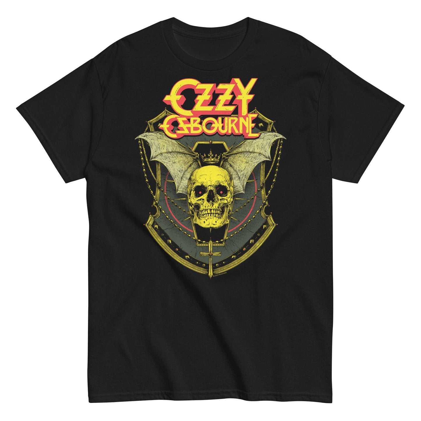 MerchMoment Ozzy Osbourne - Bat Skull T-Shirt [Apparel] Black
