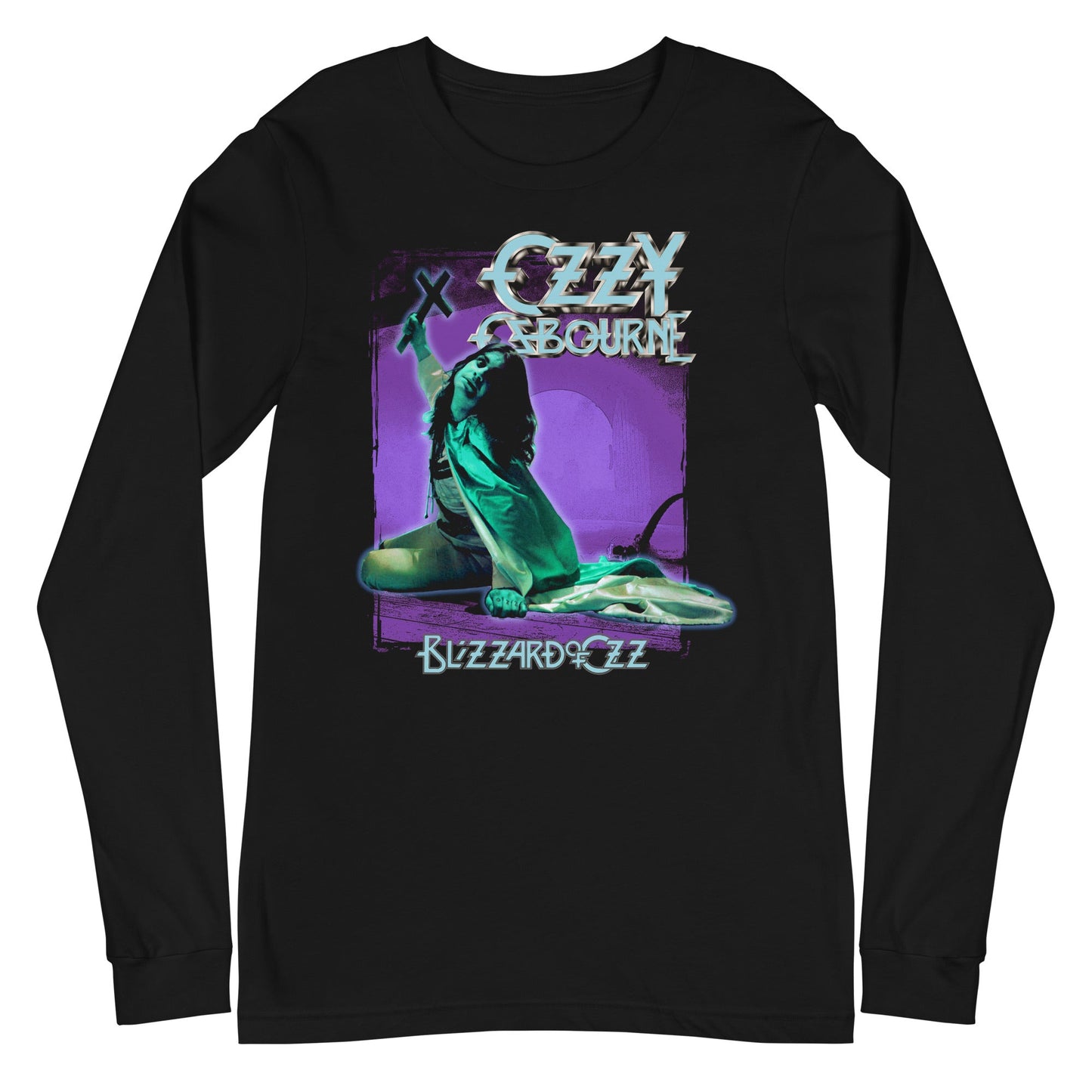 MerchMoment Ozzy Osbourne - Blizzard of Ozz Long Sleeve T-Shirt [Apparel] Black