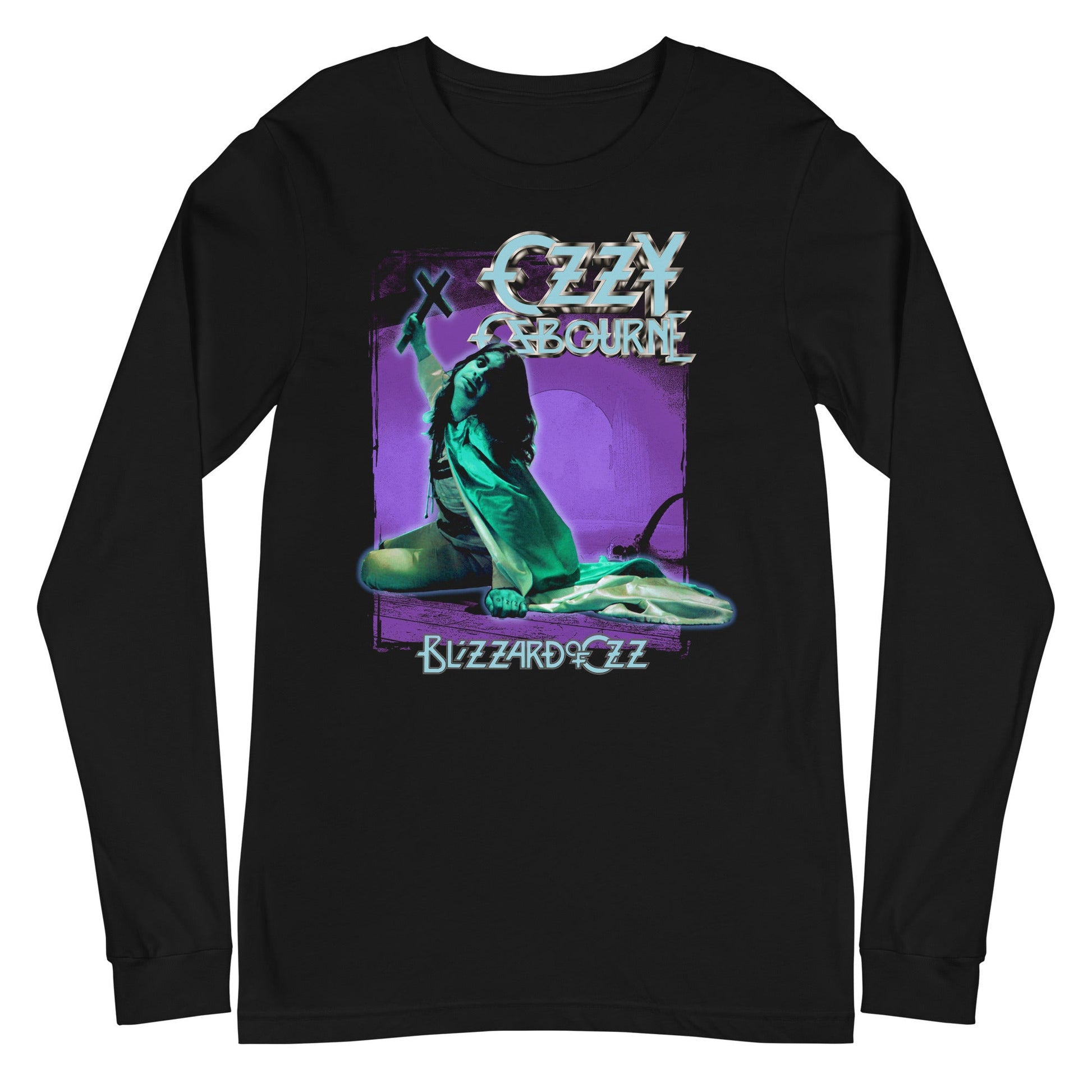 MerchMoment Ozzy Osbourne - Blizzard of Ozz Long Sleeve T-Shirt [Apparel] Black