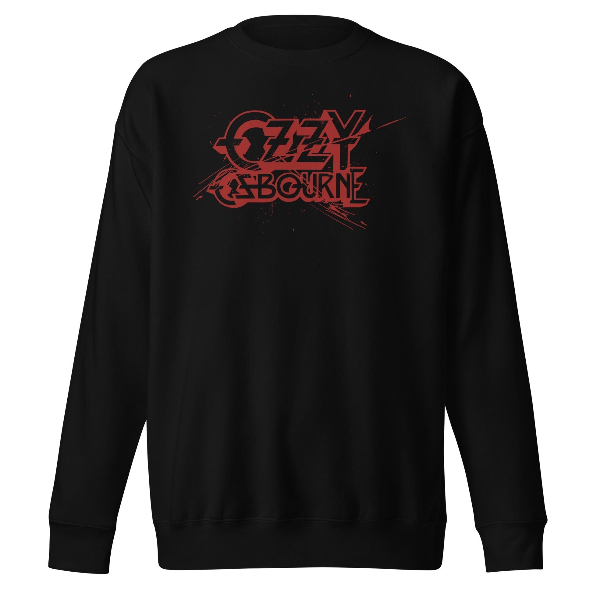MERCHMOMENT Ozzy Osbourne - Blood Logo Sweatshirt [Apparel] - Rock Band Apparel