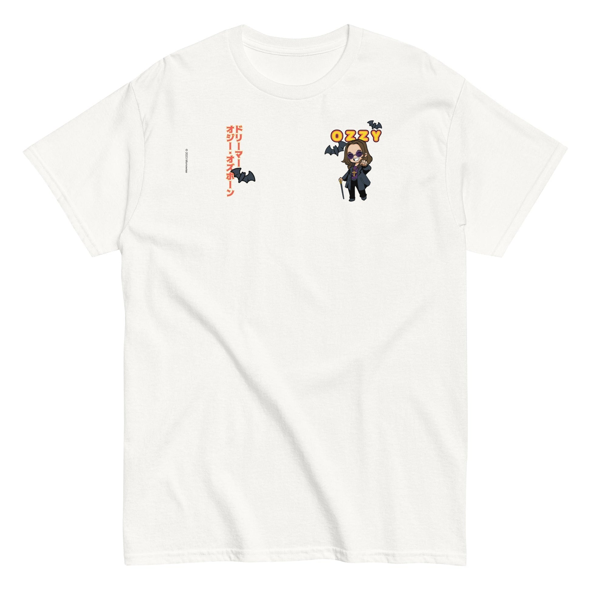 MERCHMOMENT Ozzy Osbourne - Cartoon Logo T-Shirt [Apparel] - Rock Band Apparel
