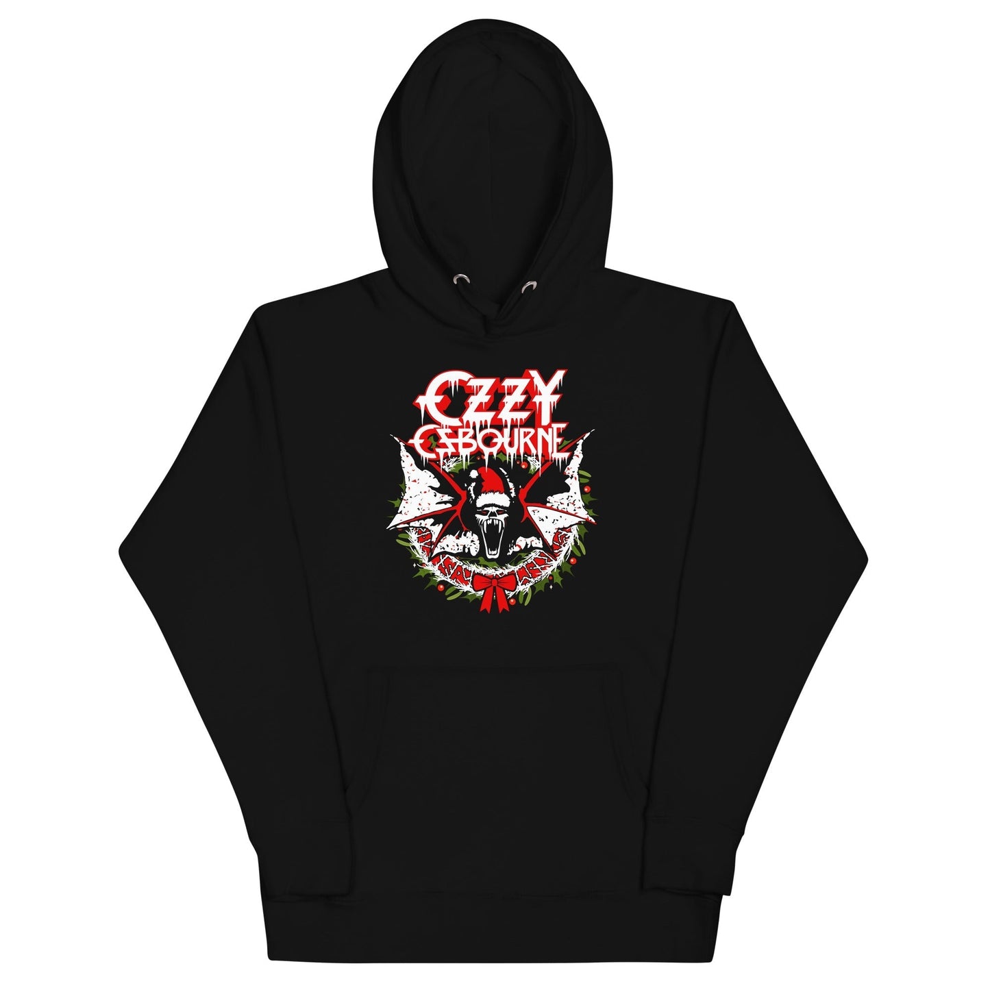 MerchMoment Ozzy Osbourne - Christmas Hoodie [Apparel] Black