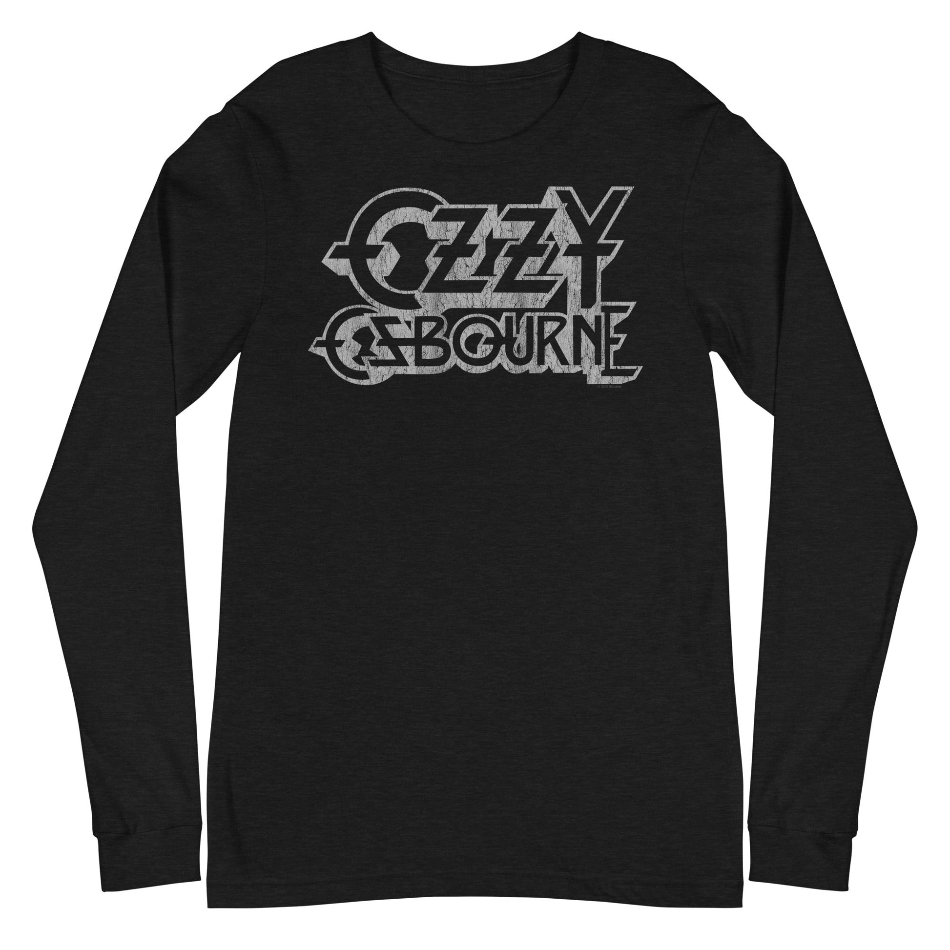 MerchMoment Ozzy Osbourne - Core Logo Long Sleeve T-Shirt [Apparel] Black