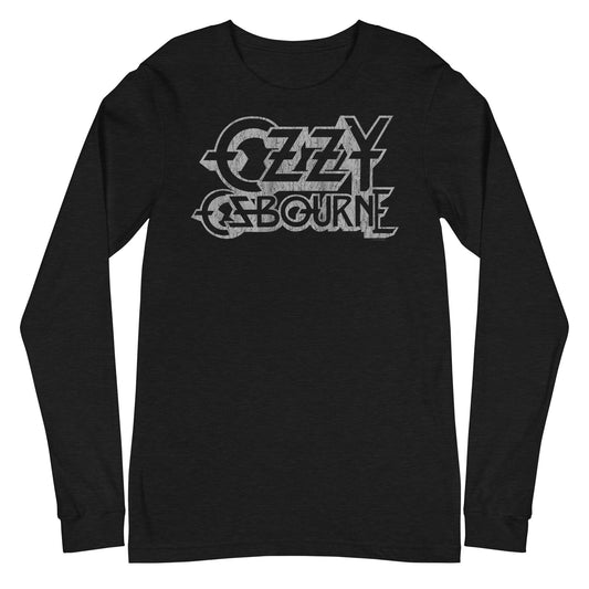 MerchMoment Ozzy Osbourne - Core Logo Long Sleeve T-Shirt [Apparel] Black