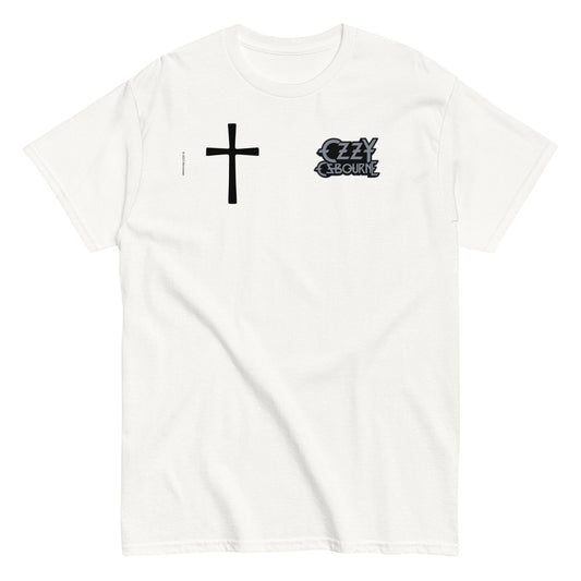MerchMoment Ozzy Osbourne - Cross Logo T-Shirt [Apparel] White