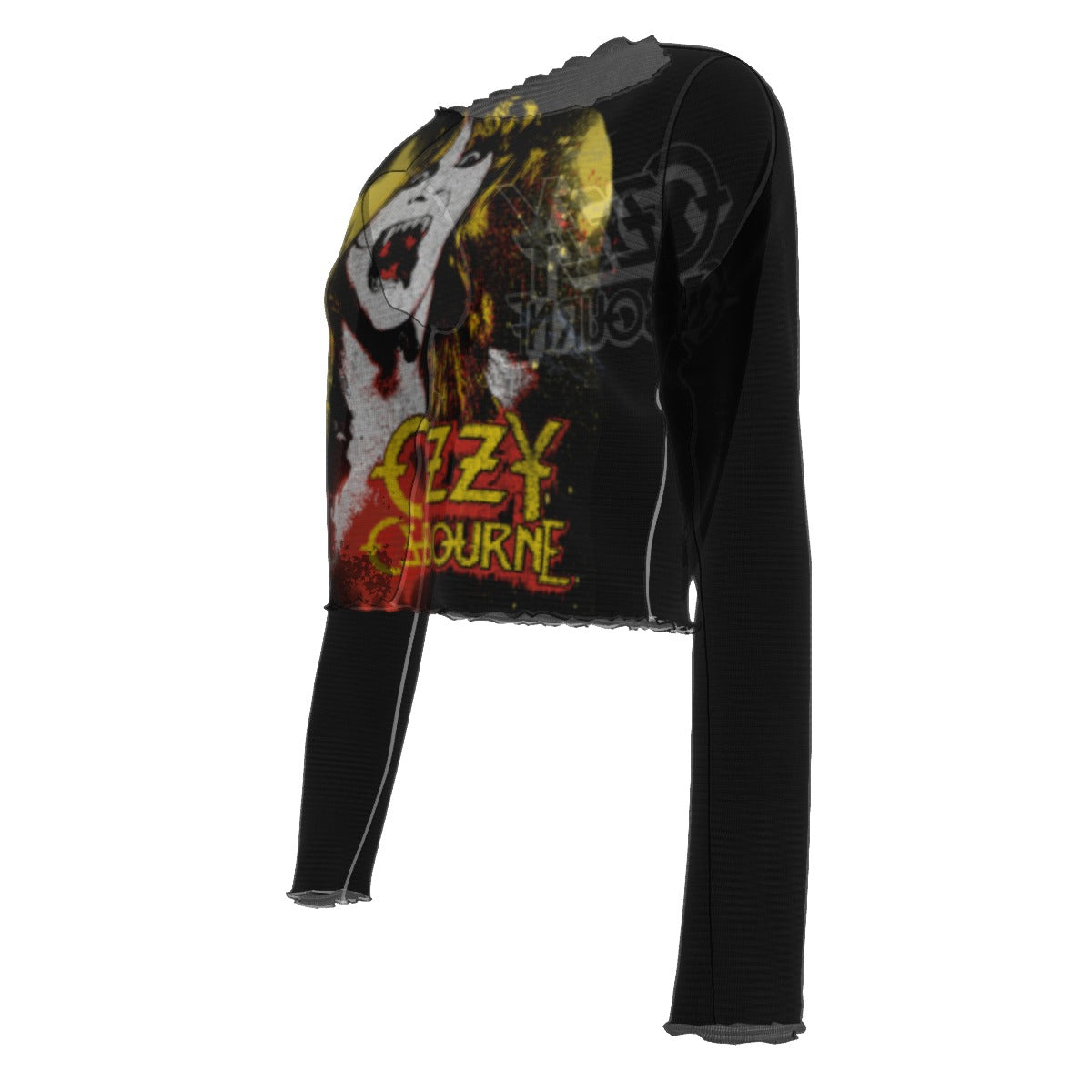 MerchMoment Ozzy Osbourne Drip Women's Mesh Top [Apparel] As Shown