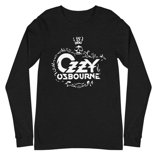 MerchMoment Ozzy Osbourne - Gilded Skull Long Sleeve T-Shirt [Apparel] Black