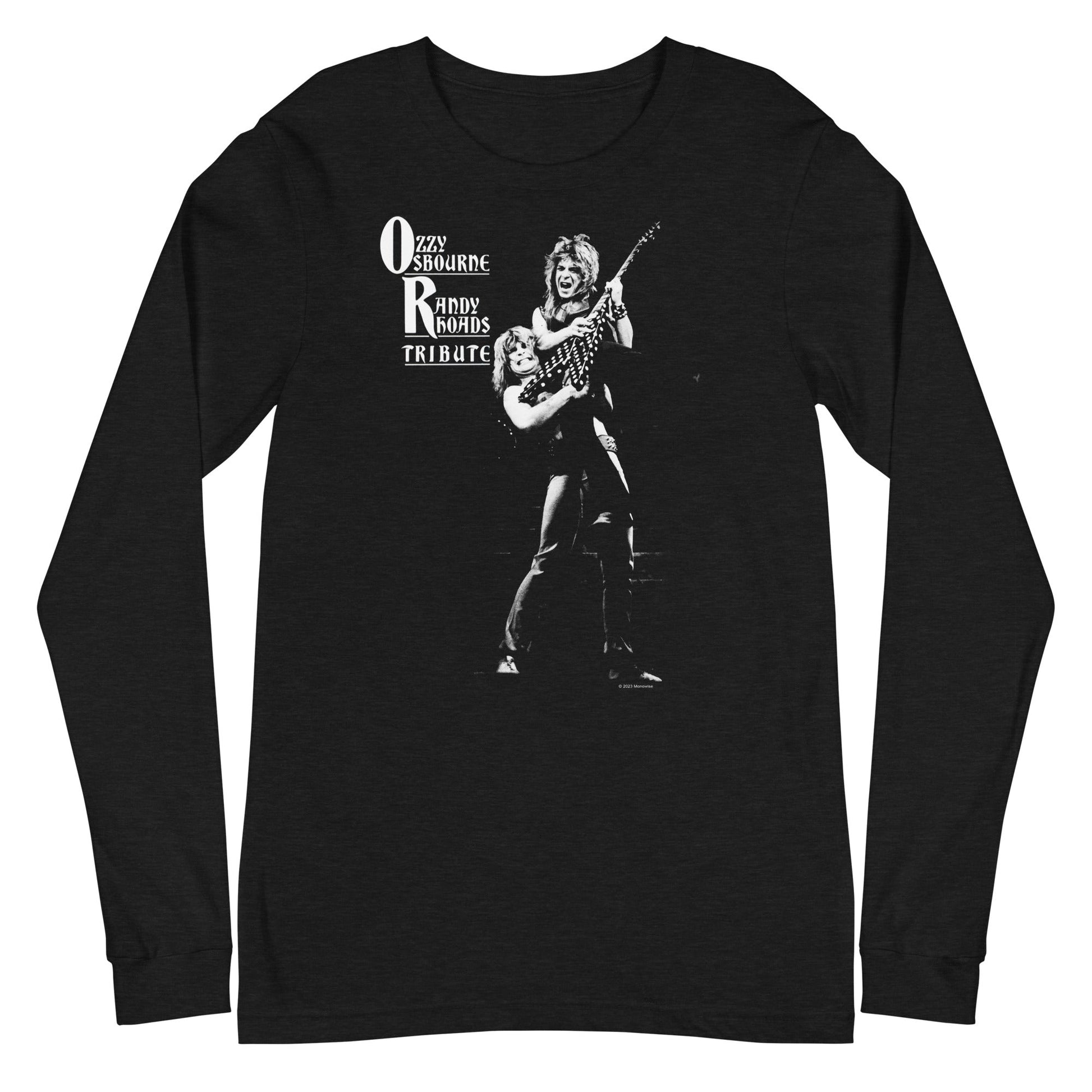 MerchMoment Ozzy Osbourne - Guitar Long Sleeve T-Shirt [Apparel] Black