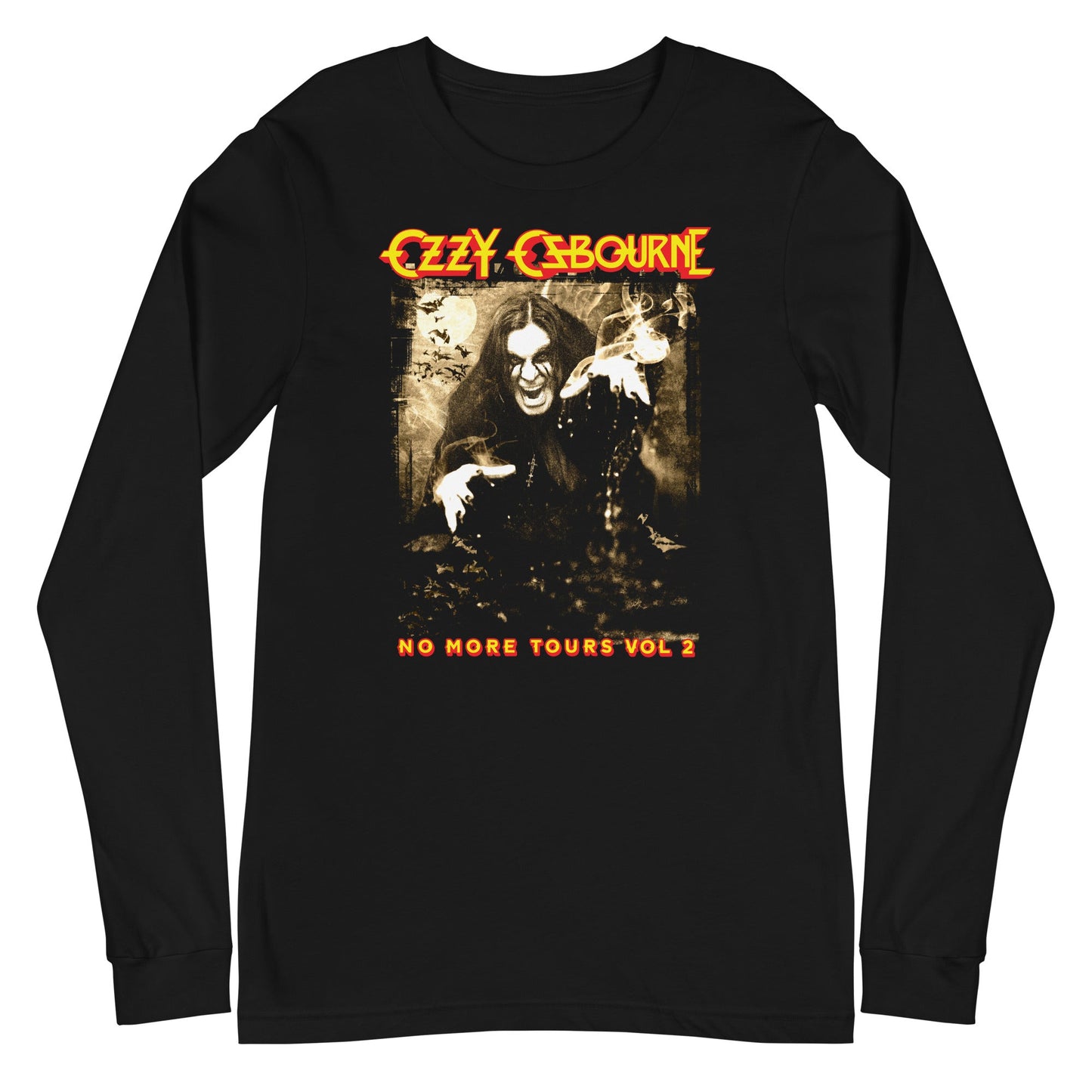 MERCHMOMENT Ozzy Osbourne - No More Tours Long Sleeve T-Shirt [Apparel] - Rock Band Apparel