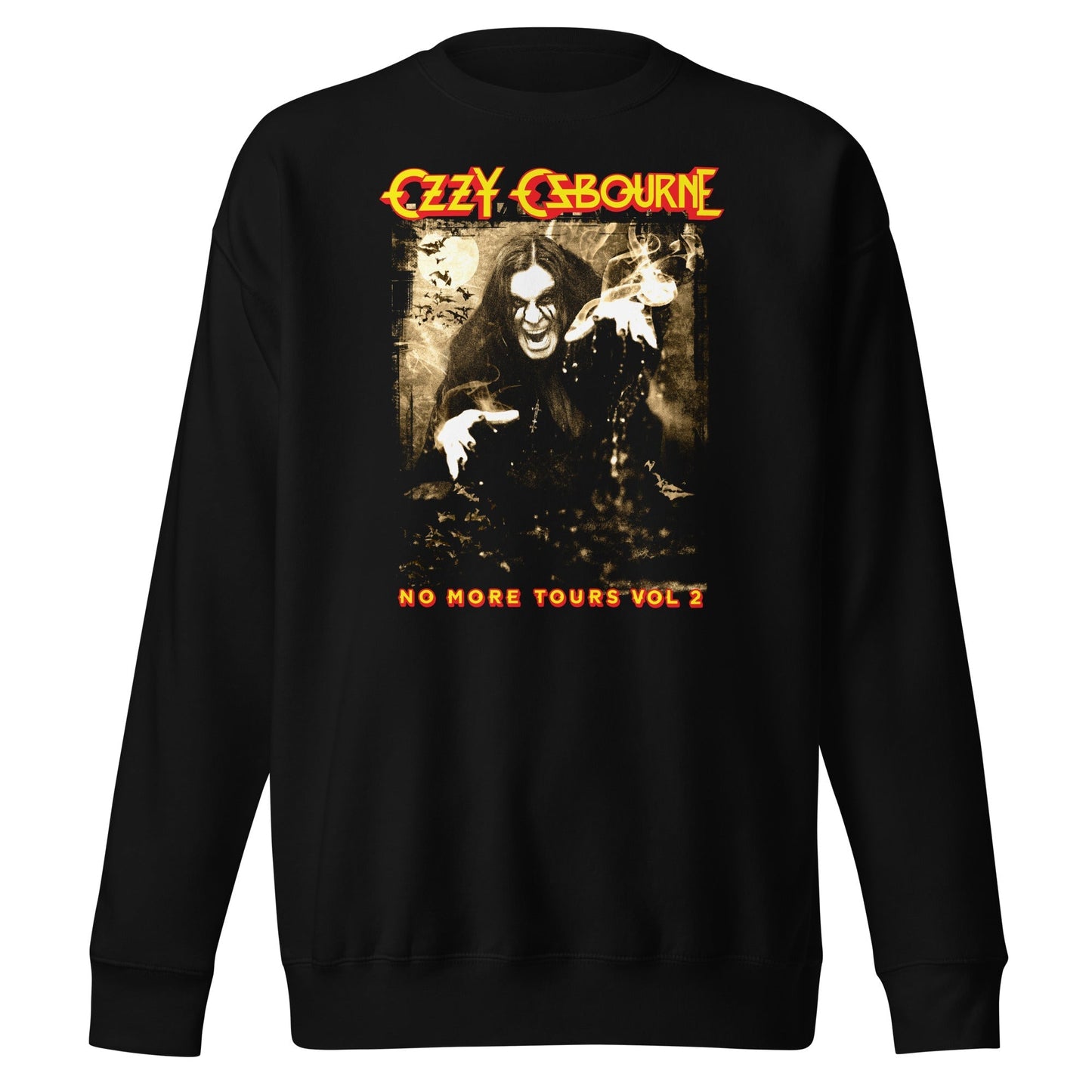MerchMoment Ozzy Osbourne - No More Tours Sweatshirt [Apparel] Black