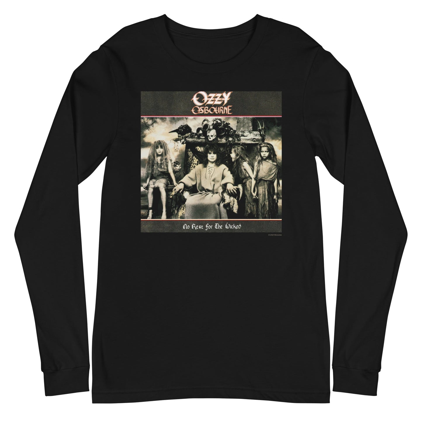 MerchMoment Ozzy Osbourne - No Rest for the Wicked Long Sleeve T-Shirt [Apparel] Black