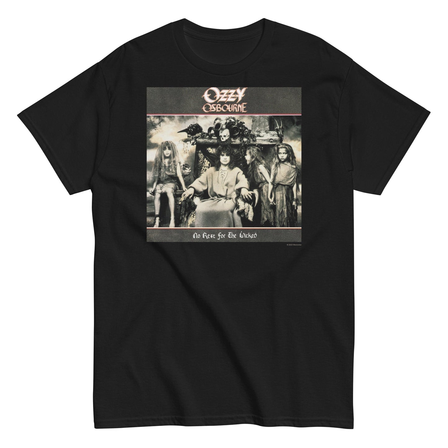 MerchMoment Ozzy Osbourne - No Rest for the Wicked T-Shirt [Apparel] Black