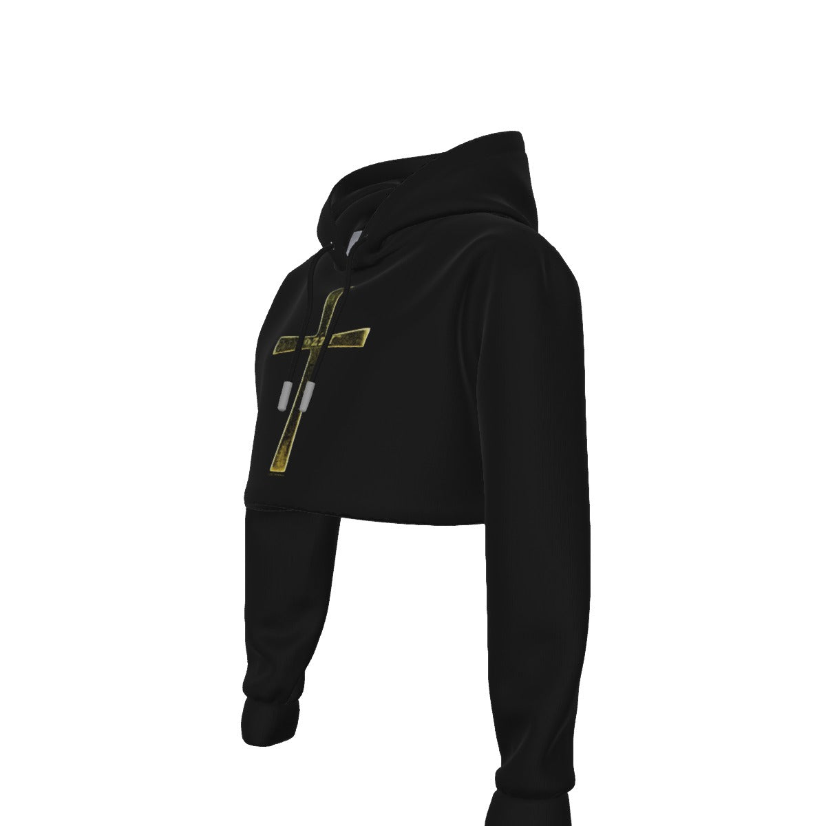 MerchMoment Ozzy Osbourne Pray for Ozzy Women's Cropped Hoodie [Apparel] As Shown