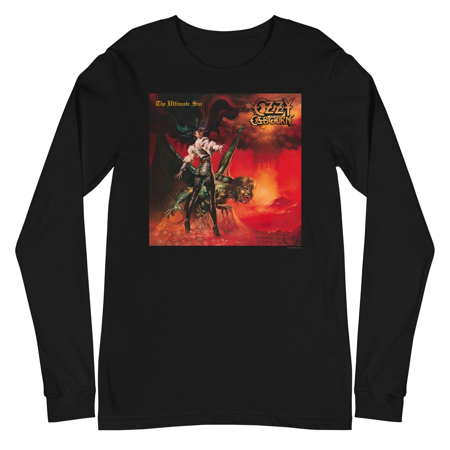MERCHMOMENT Ozzy Osbourne - Prince of Darkness Long Sleeve T-Shirt [Apparel] - Rock Band Apparel