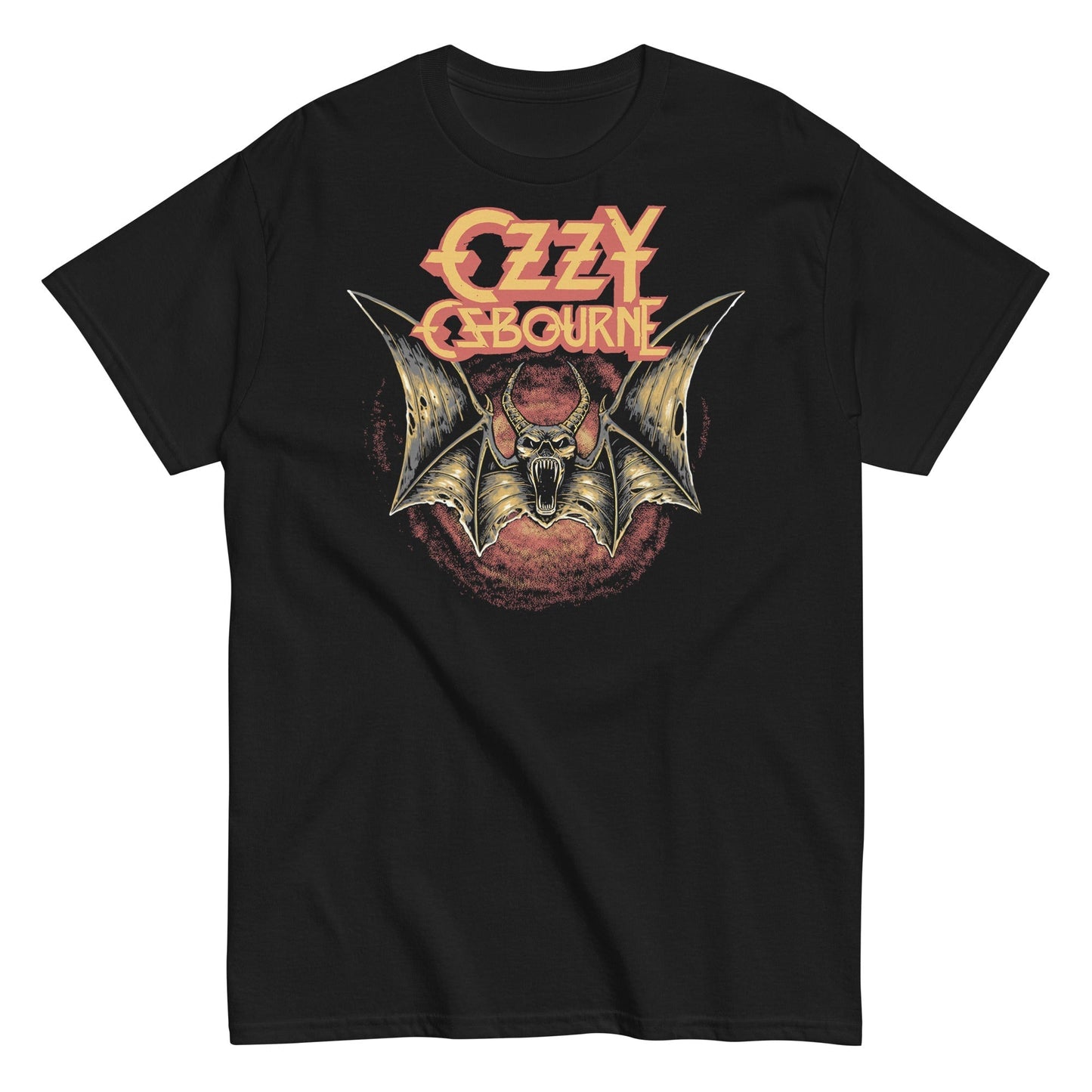 MERCHMOMENT Ozzy Osbourne - Screaming Bat T-Shirt [Apparel] - Rock Band Apparel