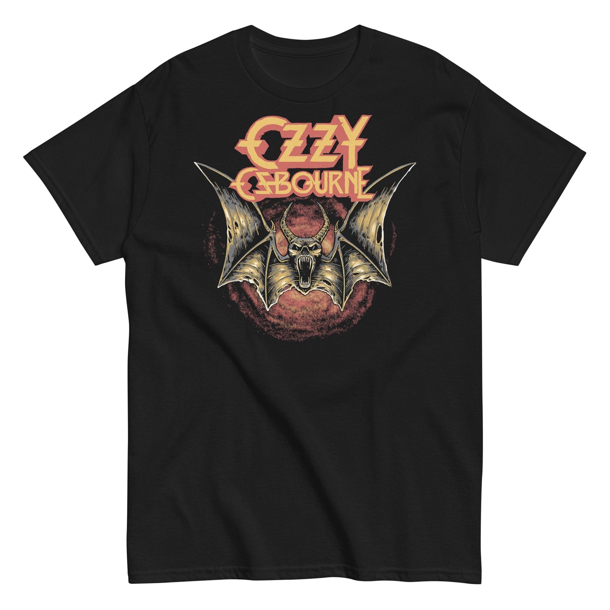MERCHMOMENT Ozzy Osbourne - Screaming Bat T-Shirt [Apparel] - Rock Band Apparel