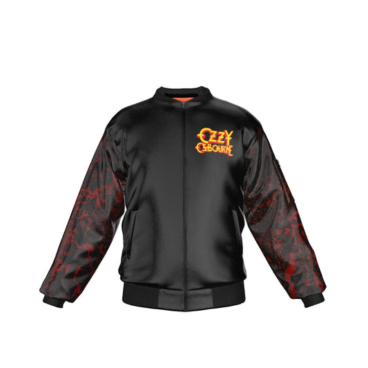 MerchMoment Ozzy Osbourne Screaming Bomber Jacket [] As Shown