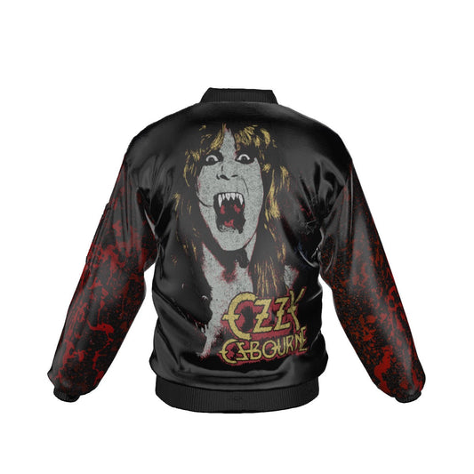 MerchMoment Ozzy Osbourne Screaming Bomber Jacket [] As Shown