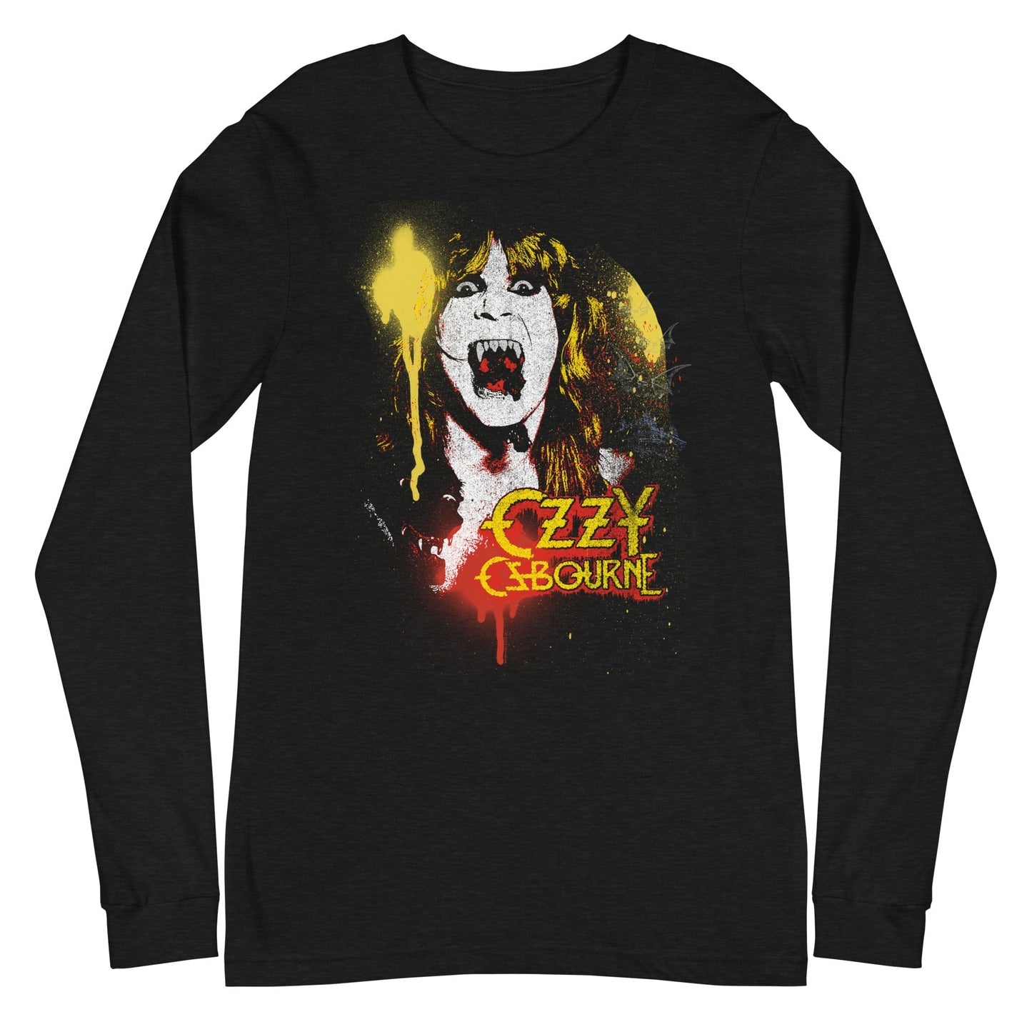 MerchMoment Ozzy Osbourne - Screaming Long Sleeve T-Shirt [Apparel] Black