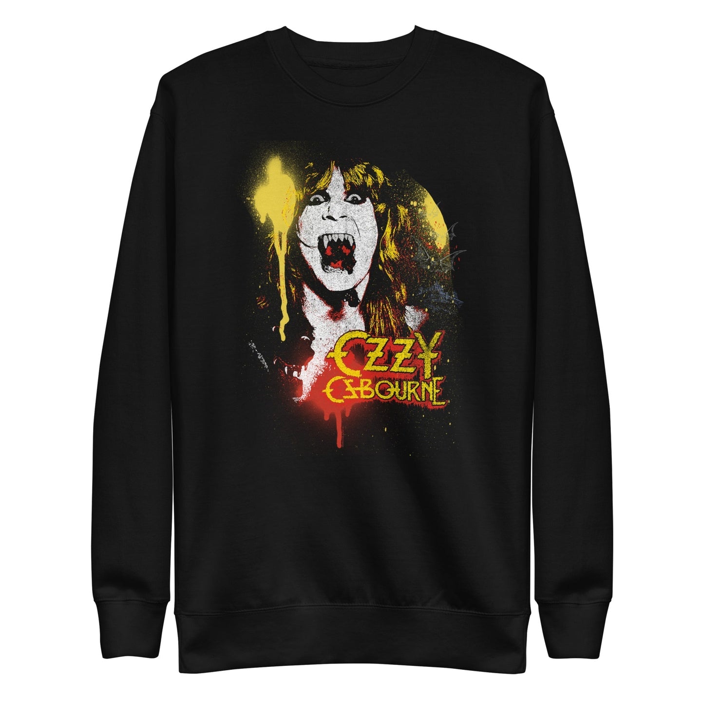 MERCHMOMENT Ozzy Osbourne - Screaming Sweatshirt [Apparel] - Rock Band Apparel