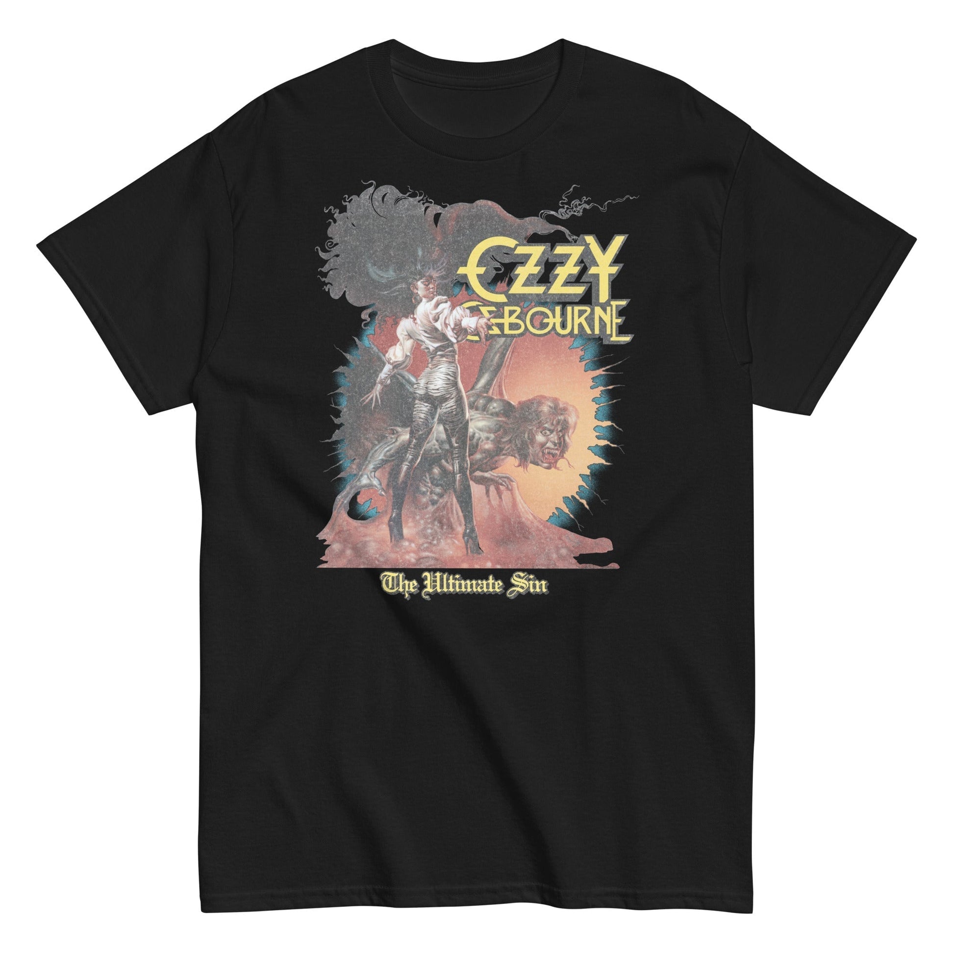 MERCHMOMENT Ozzy Osbourne - The Ultimate Sin T-Shirt [Apparel] - Rock Band Apparel