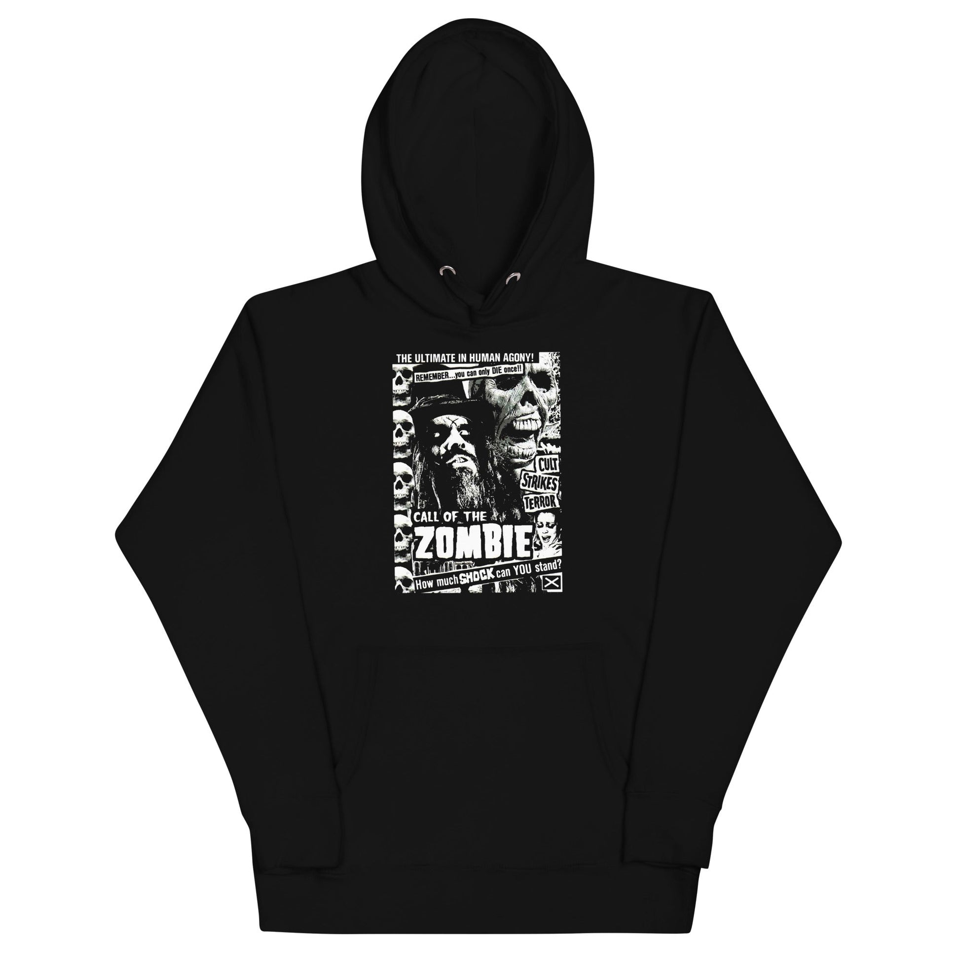 MERCHMOMENT Rob Zombie - Black and White Hoodie [Apparel] - Rock Band Apparel