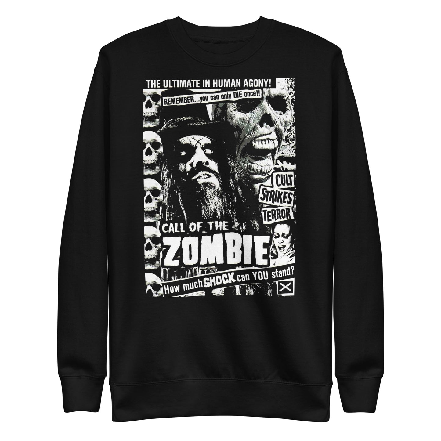 MERCHMOMENT Rob Zombie - Black and White Sweatshirt [Apparel] - Rock Band Apparel