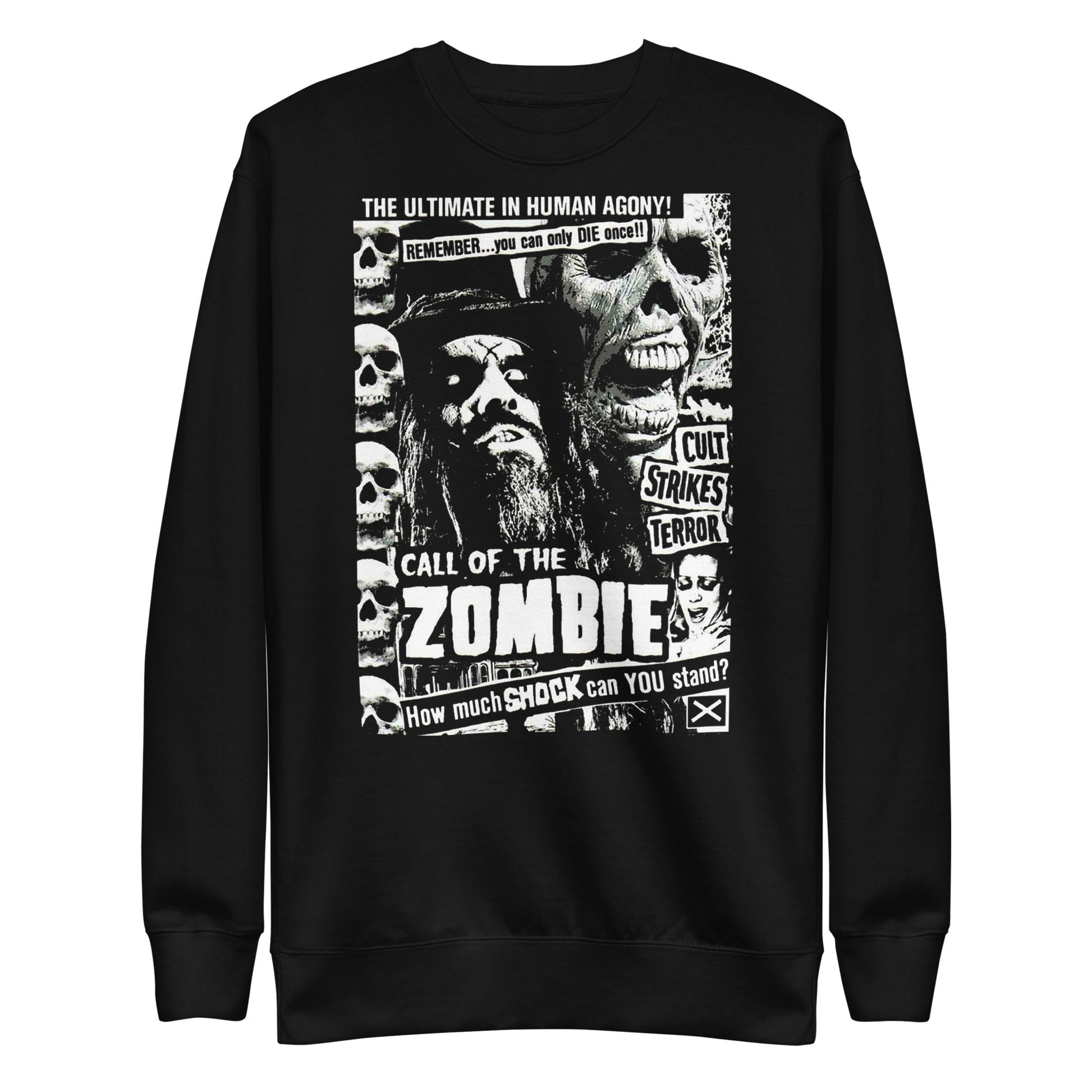 MERCHMOMENT Rob Zombie - Black and White Sweatshirt [Apparel] - Rock Band Apparel