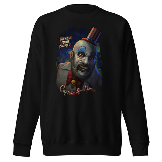 MERCHMOMENT Rob Zombie - Captain Spaulding Sweatshirt [Apparel] - Rock Band Apparel