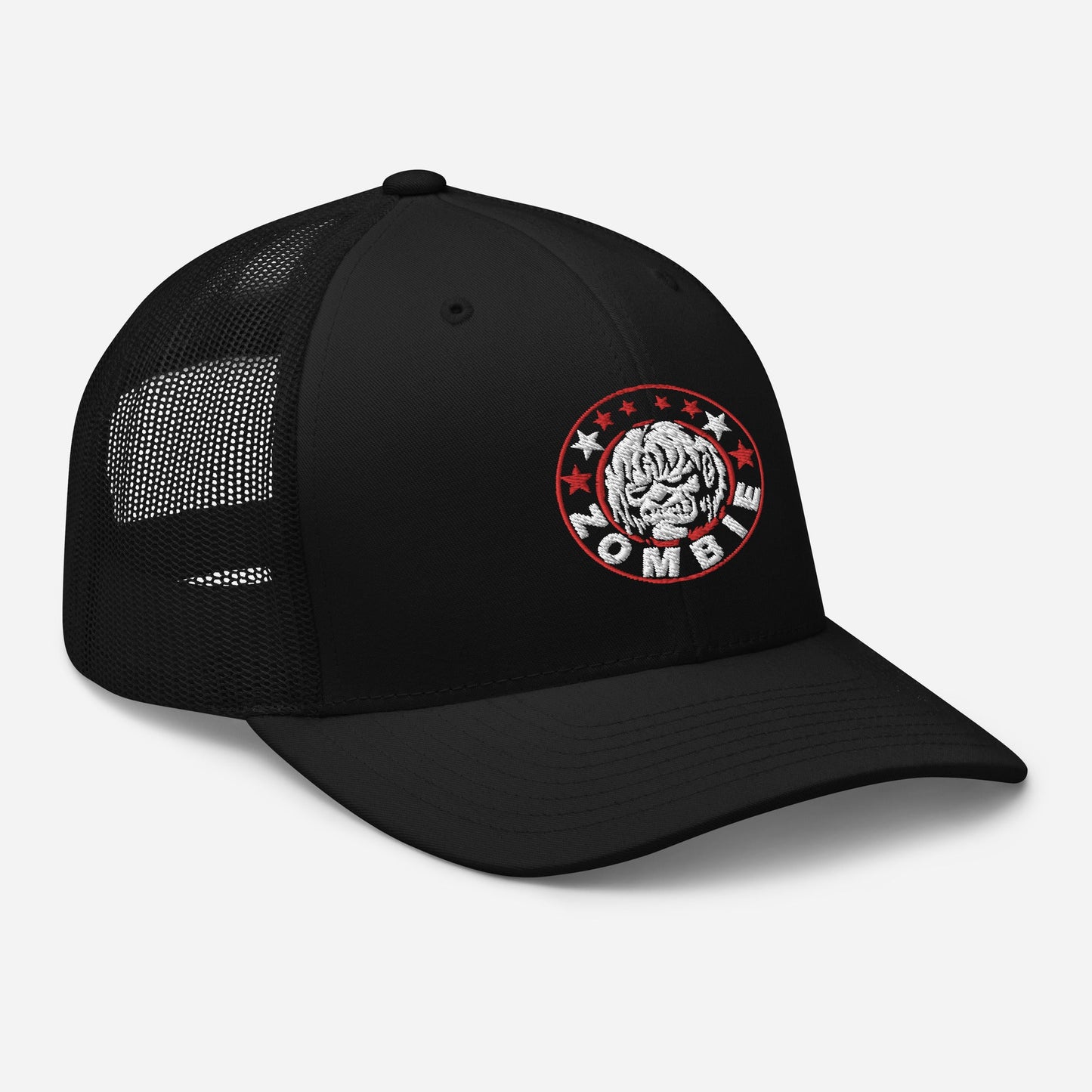 MERCHMOMENT Rob Zombie Circle Logo Embroidered Trucker Hat [Apparel] - Rock Band Apparel