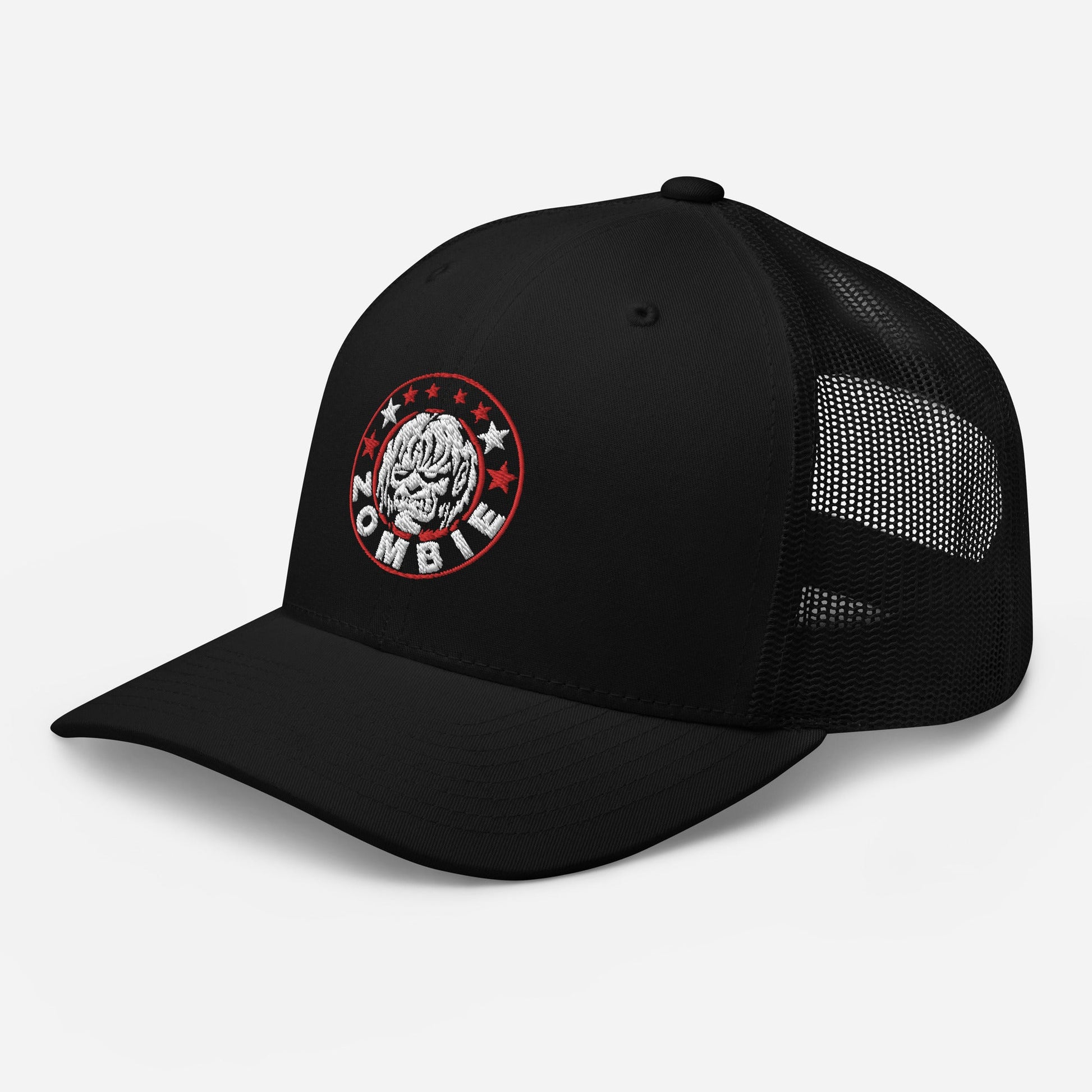 MERCHMOMENT Rob Zombie Circle Logo Embroidered Trucker Hat [Apparel] - Rock Band Apparel