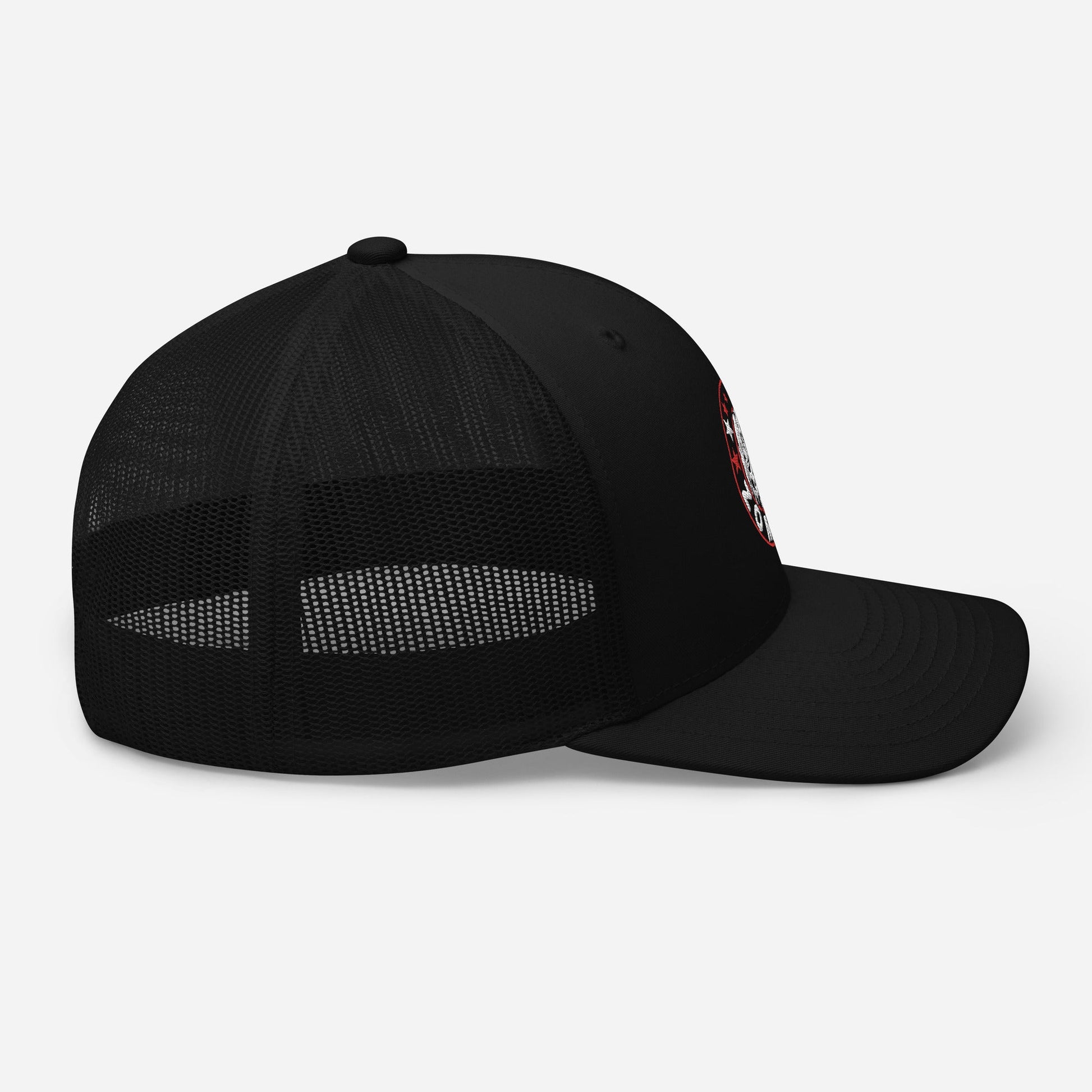 MERCHMOMENT Rob Zombie Circle Logo Embroidered Trucker Hat [Apparel] - Rock Band Apparel