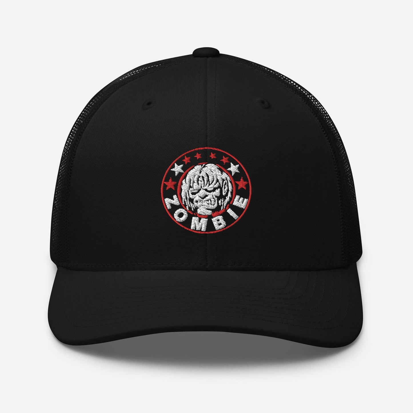 MERCHMOMENT Rob Zombie Circle Logo Embroidered Trucker Hat [Apparel] - Rock Band Apparel