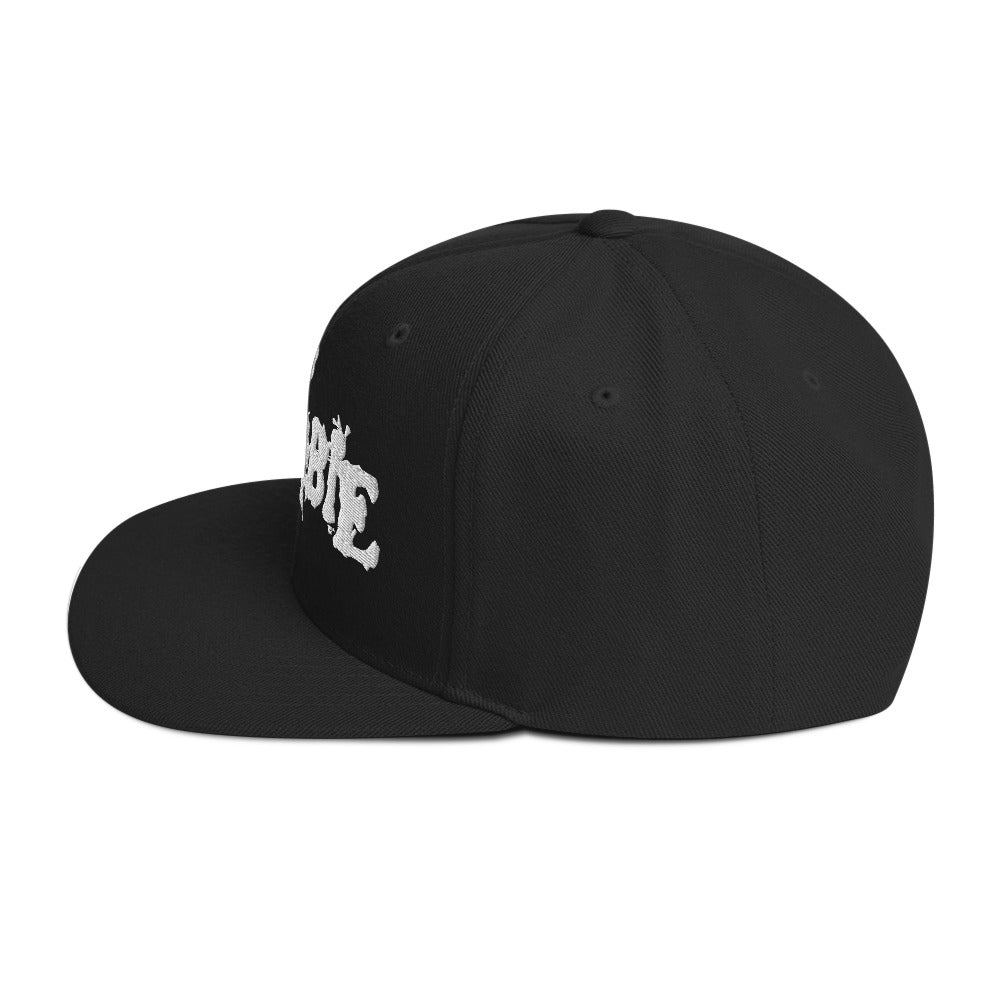 MERCHMOMENT Rob Zombie Classic Logo Black Embroidered Snap Back Hat [Apparel] - Rock Band Apparel