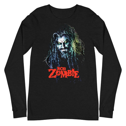 MERCHMOMENT Rob Zombie - Classic Logo Long Sleeve T-Shirt [Apparel] - Rock Band Apparel