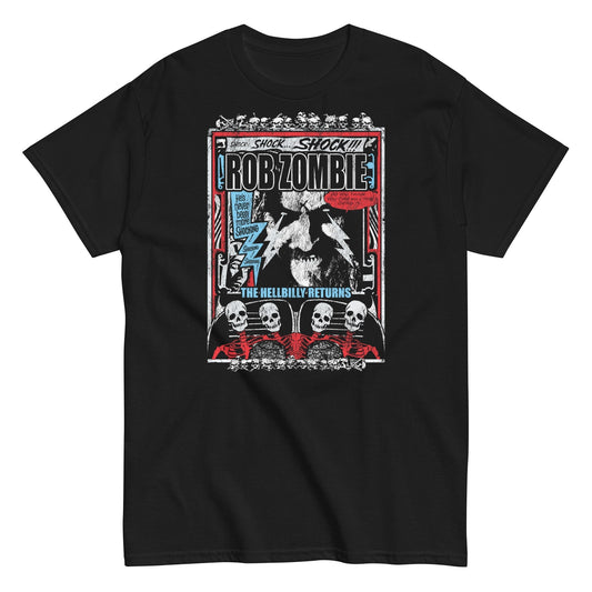MERCHMOMENT Rob Zombie - Comic Book T-Shirt [Apparel] - Rock Band Apparel