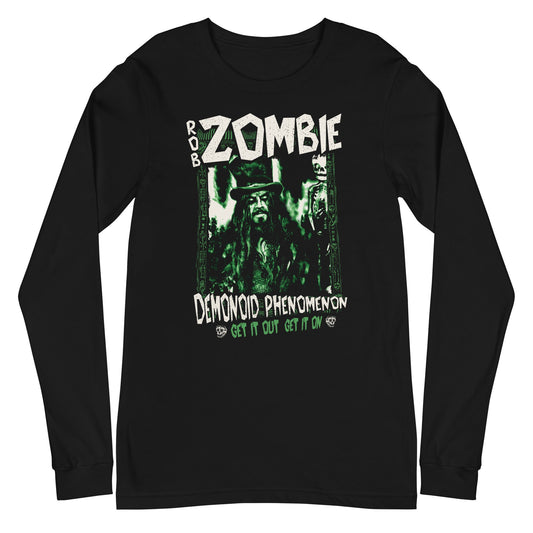 MerchMoment Rob Zombie - Demonoid Phenomenon Long Sleeve T-Shirt [Apparel] Black