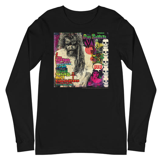 MerchMoment Rob Zombie - Electric Acid Long Sleeve T-Shirt [Apparel] Black