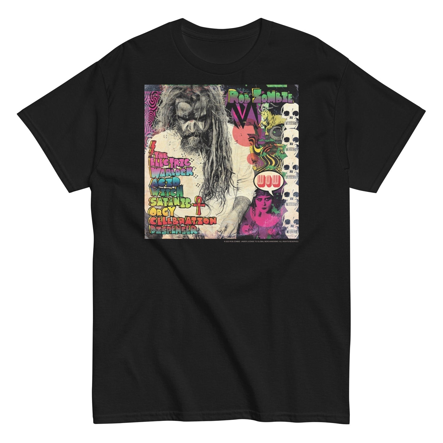 MerchMoment Rob Zombie - Electric Acid T-Shirt [Apparel] Black