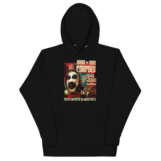 MERCHMOMENT Rob Zombie - Fried Chicken and Gasoline Hoodie [Apparel] - Rock Band Apparel
