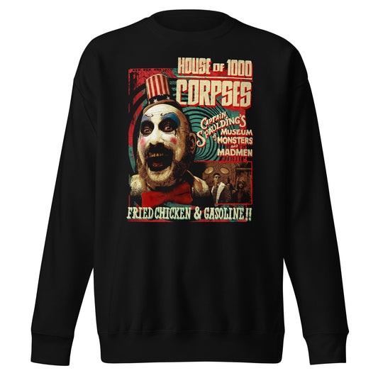 MERCHMOMENT Rob Zombie - Fried Chicken and Gasoline Sweatshirt [Apparel] - Rock Band Apparel